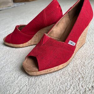 TOMS Women's Classic Espadrille Wedge Sandal